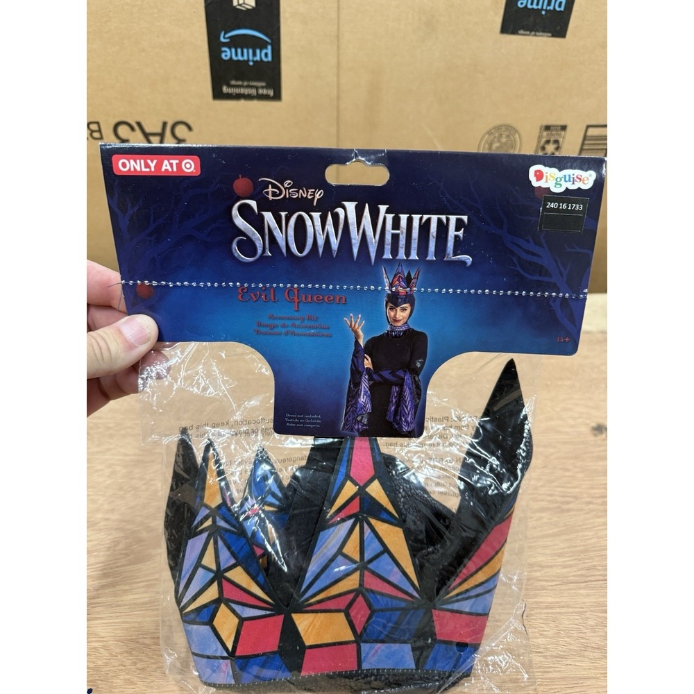Disguise Snow‎ White Evil Queen Accessory Kit Headpiece Necklace Arm Sleeves
